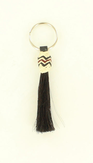 Braided 100% Horsehair Keychain